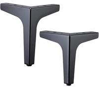 Sofá pie Patas de mueble de TV de 4 piezas, cabezal de goma que protege las patas de la mesa de centro del piso, capacidad de carga de cada pata de mueble: 250 kg (plata 170 mm)(Silver,100mm)