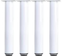 Sofá pie Patas for muebles blancas, patas for muebles de 4 piezas de acero inoxidable, capacidad de carga: 800 KG, patas for muebles de 8/12/18/25 cm, patas ajustables for sofá(12cm)