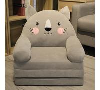Sofá plegable para niños, taburete para niños, asiento y taburete para bebé de jardín de , para sillón sofá infantil con abatible y almohada, sofá de felpa reclinable tipo salón, extraíble y lavable