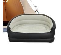 Sofá, portátil resistente con bomba Armrest, 53,15 x 33,07 x 24,41 pulgadas | Blow Up Couch for Adults | for Home Outdoor Camping Travel Lawn Garden Yard Patio Adults Kids Family