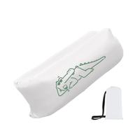 Sofá portátil - Tumbona de aire impermeable portátil | Sofá hinchable ergonómico con cojín cervical cuadrado para barbacoas y fiestas en la piscina