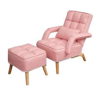 Sofá reclinable con ajuste de respaldo de 5 posiciones, funda extraíble y lavable, cómoda para uso en el dormitorio