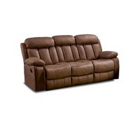 Sofá relax 3 plazas kendal chocolate 208cm x 101 x 97 cm
