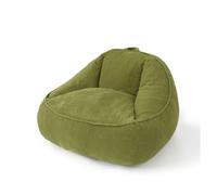 Sofá relax de suelo homemiyn tipo puff de corduroy con relleno de espuma