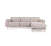 Sofá Singa de 3 plazas con chaiselongue derecho