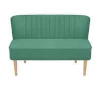 Sofá - sofá de salón de tela verde 117x55,5x77 cm