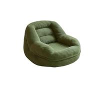 Sofá verde compacto para espacios pequeños, ideal para dormitorio, sala de estar o balcón, perfecto para días de descanso y relajación, muebles cómodos para una sola persona