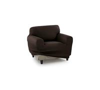 SofaCamaleon ® - Funda Sillón 1 Plaza con Sistema Superelastic - Funda Sillón Tacto Extrasuave Color Marrón Modelo Marcela
