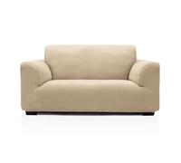 SofaCamaleon ® - Funda Sofá para 2 Plazas con Teconología Superelastic - Funda Sofá Extrasuave Color Beige Modelo Marcela
