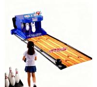 SOFACHEN Bolos electrónico para casa con Marcador LED, reinicio automático, Juego de Bolos para niños, Divertido Juego Familiar multijugador Interactivo para niños y Adultos(2.5m)