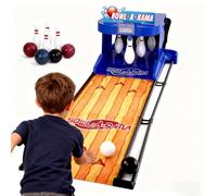 SOFACHEN Bolos electrónico para casa con Marcador LED y reinicio automático, Juego de Bolos para niños, Consola Deportiva Interior para Adultos y niños, Divertido Juego Familiar(2.5m)