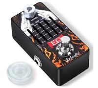 Sofadio Pedal ecualizador de guitarra analógica para guitarra eléctrica y acústica con caja de metal completa (EQ)