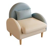 Sofás De Asiento De Amor De Mediados De Siglo, Cómodo Sofá De Loveseado De Cuero Napa, Sofá Mini Sofá De 2 Plazas con Patas De Madera para Un Espacio Pequeño De Apartamento De Ofic B