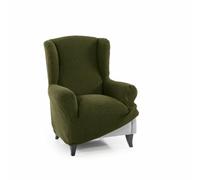 SOFASKINS® Funda para Sillon 1 Plaza, Funda Sofa orejero súper elástica, Funda para sofá con diseño Exclusivo, Transpirable y Duradera, Funda para sofá fácil de Colocar. Medida 70-110 cm. Color Verde