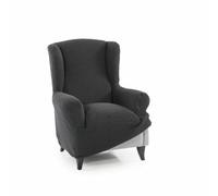 SOFASKINS® Funda para Sillon 1 Plaza, Funda Sofa orejero súper elástica, Funda para sofá con diseño Exclusivo, Transpirable y Duradera, Funda sofá fácil de Colocar. Medida 70-110cm. Color Gris Oscuro