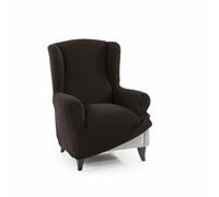 SOFASKINS® funda para sillon 1 plaza, funda sofa orejero súper elástica, funda para sofá con diseño exclusivo, transpirable y duradera, funda para sofá fácil de colocar. Medida 70-110 cm. Color Marrón
