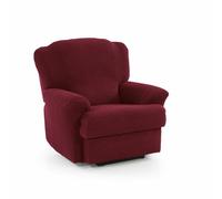 SOFASKINS® Funda para Sillon Relax reclinable, Funda Sillon súper elástica, Funda Sofa con diseño Exclusivo, Transpirable y Duradera, Funda para sofá fácil de Colocar. Medida 70-90Cm. Color Burdeos