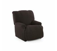 SOFASKINS® Funda para Sillon Relax reclinable, Funda Sillon súper elástica, Funda Sofa con diseño Exclusivo, Transpirable y Duradera, Funda para sofá fácil de Colocar. Medida 70-90Cm. Color Marrón