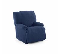 SOFASKINS® funda para sillon relax reclinable, Funda sillon súper elástica, Funda sofa con diseño exclusivo, transpirable, duradera, funda para sofá fácil de colocar. Medida 70-90Cm. Color Azul Marino
