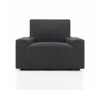 SOFASKINS® Funda Sofa superelástica, Funda de sofá 1 Plaza, Transpirable, cómoda y Duradera, fácil de Instalar, Dimensiones (70-110 cm), Color Gris Oscuro