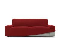 SOFASKINS® Funda superelástica, Funda de sofá de 4 plazas, Transpirable, cómoda y Duradera, fácil de Instalar, Dimensiones (230-270 cm), Color Rojo