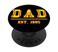 Sófbol Papá Desde 1995 Cumpleaños Día del Padre Vintage PopSockets PopGrip Adhesivo