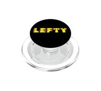 Sofbol Zurdo Lanzadora zurda Tipografía Retro Divertido PopSockets PopGrip para MagSafe