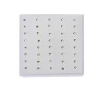 SOFEA 20 Pares de Pendientes hipoalergénicos de plástico con Diamantes de imitación de Colores