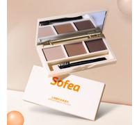 Sofea - 3D Shaping 3-Color Eyebrow Powder - 2 Types Light brown - 3.9g