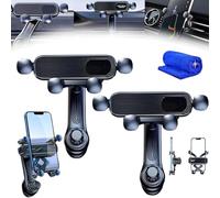 Sofenthiss Rotatable Car Phone Holder, Sofenthiss Car Vent Phone Mount, Invisible Rotatable Air Vent Mount Car Phone Holder, Universal 360 Rotatable and Retractable Car Phone Holder (2Pcs)