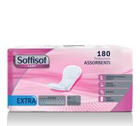 Soffisof Air Dry Lady Extra - 180x Compresas Incontinencia Mujer - 18 Paquetes de 10 Protectores Postparto Incontinencia Mujer - Absorción hasta 3 Gotas