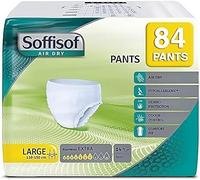 Soffisof Air Dry Pants Pull Up Mutande Assorbenti per Incontinenza Taglia Large 84 Pezzi: 6 Confezioni da 14 pz