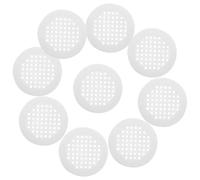 Soffit Vents 20 Pcs Cabinet Vent Ventilation Mesh Decorative Covers Round Soffit Vents Replacement Door Plastic under Air(4.5x4.5cm)