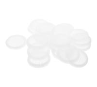 Soffit Vents 20 Pcs Cabinet Vent Ventilation Mesh under Air Kitchen Accessories Round Soffit Vents for Houses Cover Plastic Replacement Door(6.7x6.7cm)