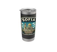 Sofía Bulgaria Family Trip ciudad natal Sofía Vacaciones Vaso térmico de acero inoxidable de doble pared
