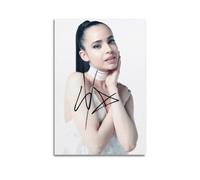 Sofia Carson - Póster de portada de álbum firmado limitado, póster de portada musical, pop hip hop, rap, cantante, estrella, póster de música, lienzo estético, arte de pared para niñas y niños,