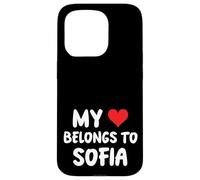 Sofía - Mi corazón Pertenece a Sofía - Amor Carcasa para iPhone 15 Pro