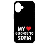 Sofía - Mi corazón Pertenece a Sofía - Amor Carcasa para iPhone 16