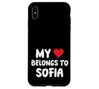 Sofía - Mi corazón Pertenece a Sofía - Amor Carcasa para iPhone XS MAX