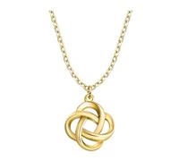 Sofia Milani - Collar para Mujeres en Plata de Ley 925 - Chapado en Oro - Colgante de Nudo - N0500