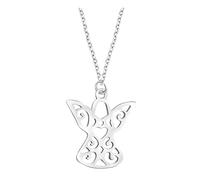 SOFIA MILANI - Collar para Mujeres en Plata de Ley 925 - Colgante de Ángel de la Guarda - N0423