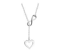 Sofia Milani - Collar para Mujeres en Plata de Ley 925 - Colgante de Corazón Infinito - 50147