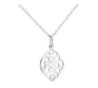 Sofia Milani - Collar para Mujeres en Plata de Ley 925 - Colgante de Flor Ornamento - N0776