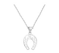 Sofia Milani - Collar para Mujeres en Plata de Ley 925 - Colgante de Herradura - 50279