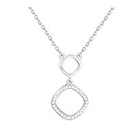 Sofia Milani - Collar para Mujeres en Plata de Ley 925 - con Circonita - Colgante de Círculo - N0554