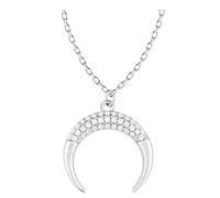 Sofia Milani - Collar para Mujeres en Plata de Ley 925 - con Circonitas - Colgante de Luna - 50225