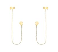 SOFIA MILANI - Pendientes para Mujeres en Plata de Ley 925 - Chapados en Oro - Pendiente Colgante de Círculo - E1535
