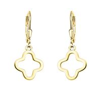 SOFIA MILANI - Pendientes para Mujeres en Plata de Ley 925 - Chapados en Oro - Pendiente Colgante de Flor - E1868