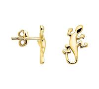 SOFIA MILANI - Pendientes para Mujeres en Plata de Ley 925 - Chapados en Oro - Pendiente de Botón de Lagarto - E2035