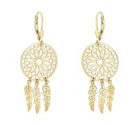 SOFIA MILANI - Pendientes para Mujeres en Plata de Ley 925 - Chapados en Oro - Pendientes Colgante de Atrapasueños - 20940